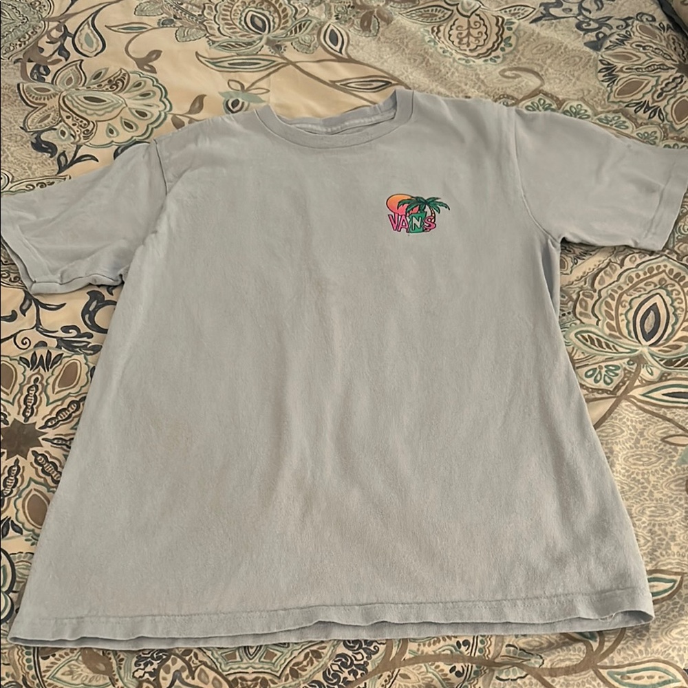 Light Blue Vans off the wall T-Shirt